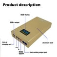 thumbnail image 3 of Generic Portable Spot Welder Kit with OLED Display, 20-Level Power & Delay Control, 10600mAh Battery, Dual-Purpose Charger for Devices, Includes Welding Pen, Nickel Strip, and Sandpaper, 3 of 6