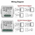 thumbnail image 4 of Tuya Wifi Smart Dimmer Switch Module 10A Support 2 Way Control 1 Gang, 4 of 5