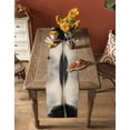 thumbnail image 5 of Ldtrchee Black Beige Lake Table Runner 48 Inches, Abstract Aesthetics Mysterious Bed Runner Dresser Scarves Tabletop for Indoor Outdoor Parties/Ceremony/Banquet, 13" x 48", 5 of 8