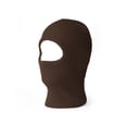 thumbnail image 1 of TopHeadwear One Hole Ski Mask  -Coffee Brown, 1 of 2