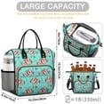 thumbnail image 5 of Pioneer Flower Floral Print Pattern Womens Lunch Box for Work,Insulated Large Lunch Bag,Leakproof Adult Lunch Bag for Work,Beach,Travel,Picnic,Camping, 5 of 6