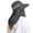 Dark Gray, variant on Nylon Sun Hats for Women and Men UPF 50+ Sun Protection and Neck Flap,Bucket Hat for Men and Women