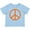 AE-Light Blue, variant on Inktastic Funky Orange Peace Sign Boys or Girls Baby T-Shirt