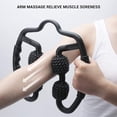 thumbnail image 4 of 4 Roues Rouleau en Mousse Masseur Musculaire pour Jambe Cou Main Bras Point de Déclenchement Relaxation Musculaire Masseur Sports Intérieurs Yoga Équipement de Musculation (Noir), 4 of 8