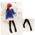 thumbnail image 2 of Paquete de 2 calcetines para niñas, calcetines de dibujos animados para niños, calcetines largos de algodón hasta la rodilla, calentadores de piernas, calcetines largos de princesa para niños,, 2 of 7