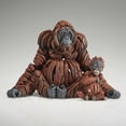 thumbnail image 2 of Enesco Edge Sculptures Miniature Orangutan Figurine, set of 2 4.5in H, 2 of 4