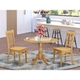 thumbnail image 2 of Bowery Hill Traditional Wood Dining Set in Oak, 2 of 6