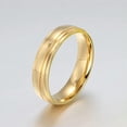 thumbnail image 5 of 18K Yellow Gold Filled CZ Band Men Women Wedding Engagement Couple Rings Sz 5-12, 5 of 5