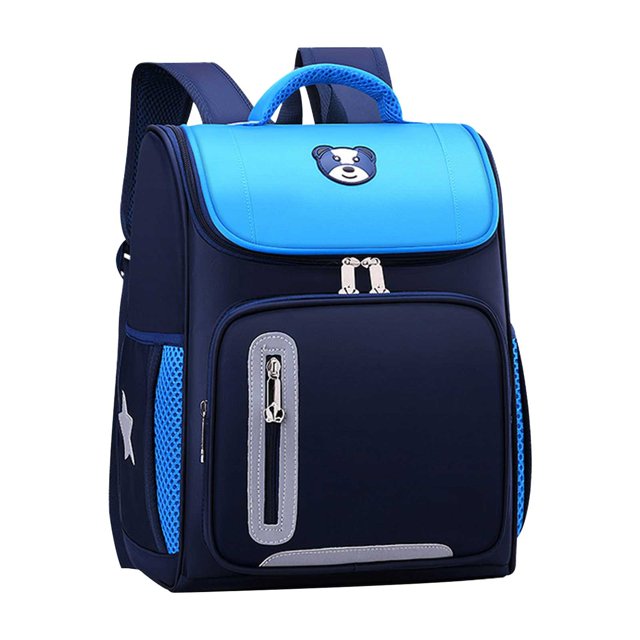 Sokhug Elementary School Backpack Large Capacity Polyester Nylon School Bag For Kids