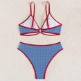 thumbnail image 3 of DHFJKG Bikini Sets For Women Boho Floral 2 Piece Swimsuit Adjustable Straps High Cut Sexy Bathing Suit Versatile Beachwear, 3 of 5