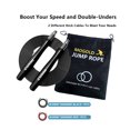 thumbnail image 3 of MOGOLD Speed Jump Ropes for Adult Fitness  Exercise- Adjustable and Tangle-Free Cuerda Para Saltar Ejercicio Weighloss, 3 of 7