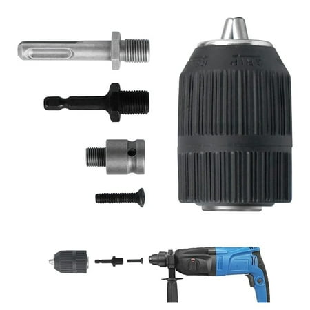 

Keyless Drill Chuck 2-13Mm 1/2In X 20UNF Mit 1/4 HEX 3/8In SDS Plus Impact Wrenches Adapter Quick Change Adapter Kit