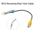 thumbnail image 2 of 10 Pin Car Android Radio Rear View Backup Camera Cable Connector Auto Rca Reversing Rear View Cable Adaptor, 2 of 5