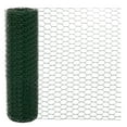 thumbnail image 1 of Uxcell para arreglos florales, malla de cerca hexagonal recubierta de hierro galvanizado de 14 x 315 pulgadas [Verde], 1 of 6
