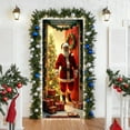thumbnail image 6 of Christmas Themed Elastic Door Cover For Outdoor Decor, Large Format Holiday Banner For Porch, Wall, And Indoor Party Background Displays, 6 of 6