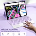 thumbnail image 4 of Trackpad Keyboard Case for iPad Air 13 & iPad Pro 12.9 (3rd–6th Gen) with Pencil Holder, 4 of 8