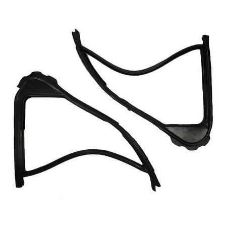 Vent Window Weatherstrip 2 Piece Set - Compatible with 1992 - 1997 Ford F-350 1993 1994 1995 1996