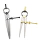 thumbnail image 1 of CALIDAD DE CARPINTERO: este compás de lápiz es una herramienta de precisión de calidad de carpintero hecha de metal fundido a presión de larga duración y un compás de metal resistente a la o, 1 of 5