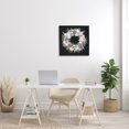 thumbnail image 2 of Stupell Industries Chic Winter Ornament Wreath Pinecone Glitz, 24 x 24, Design by Ziwei Li, 2 of 6