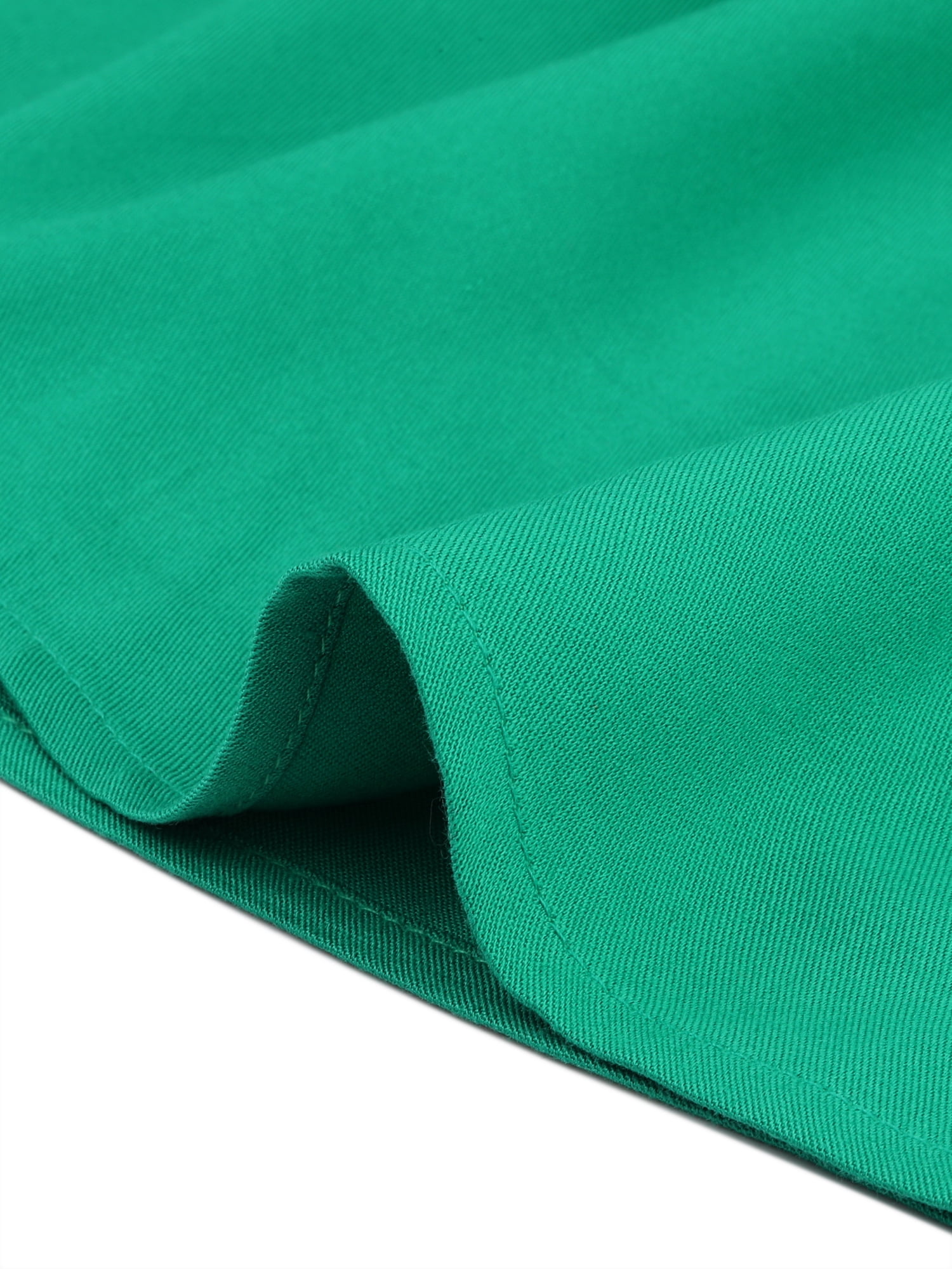 DARING DIVA Women's Plus Size Tie Back Boat Neck Midi Length Dress 3X Green