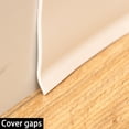 thumbnail image 4 of Gaahing Peel and Stick Baseboard Molding Trim, Paintable Vinyl Wall Base Cove Chair Rail Moulding, 20ft x 4in, 4 of 9