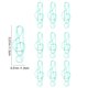 thumbnail image 3 of Clips de Papel con Notas Musicales y Clave de Sol – Clips Decorativos de Hierro para Amantes de La Música, La Oficina, La Escuela y El Scrapbooking., 3 of 7