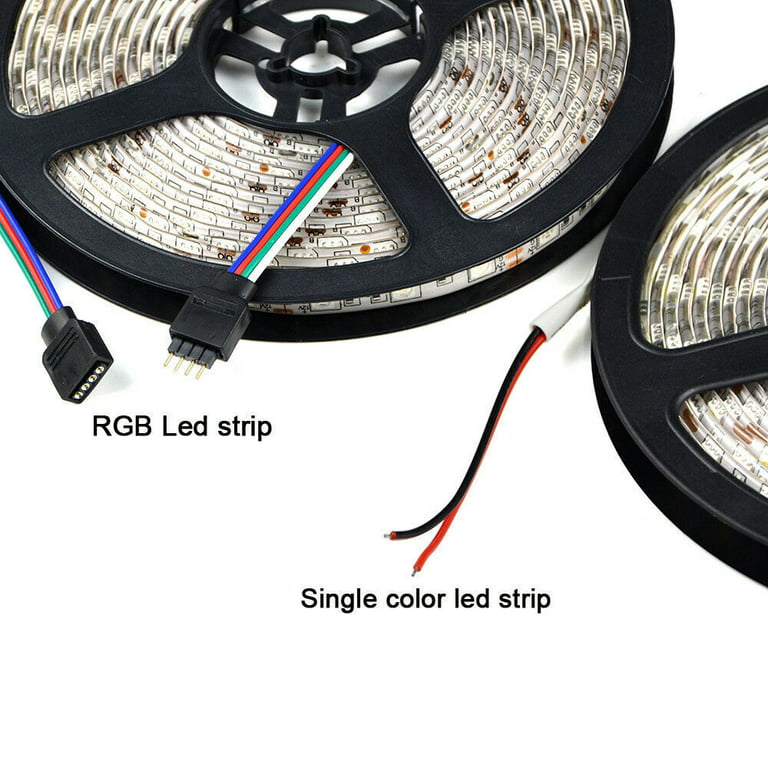 16.4ft Color Flow Multi-Color Indoor LED Light Strip, Remote Control