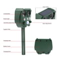 thumbnail image 5 of JahyElec Solar Animal Repeller,2 Pack Ultrasonic Animal Repeller Outdoor Cat Deterrent Deer Repellent with Motion Sensor & Led Strobe Light Squirrel Dog Raccoon Rabbit Skunk Repellent for Yard Garden, 5 of 5