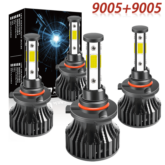 For Toyota RAV4 2013 2014 2015 4 Sides 9005 HB3 LED Headlight High Low Beam Bulbs Combo 4pcs