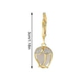 thumbnail image 3 of Opal Tulip Flower Dangle Earrings for Women Gold Tulip Drop Earrings Crystal Rhinestone Earring Fashion Jewelry Gifts, 3 of 5
