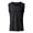 Black, variant on Mens Tshirts, Men's Summer Sleeveless Crew Neck Tight Sports Thread Fashion Vest Blank Tee Shirts Black XL