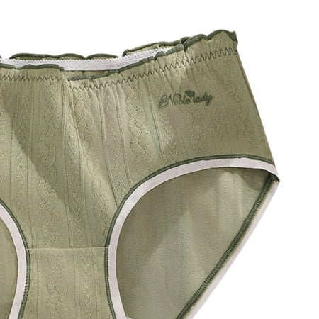 

CAICJ98 Women Underwear Women Panties Breathable Comfortable Cotton Bottom Panties Seamless Glare Triangle Panties B XL