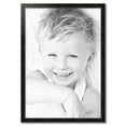 thumbnail image 2 of ArtToFrames 29" x 42" Honors Black with Silver Picture Frame, 29x42 inch Black Wood Poster Frame (WOM-5157), 2 of 7