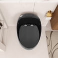 thumbnail image 5 of 1-Piece 1.28 GPF Single Flush Egg Shape Toilet in Glossy Black, 5 of 8