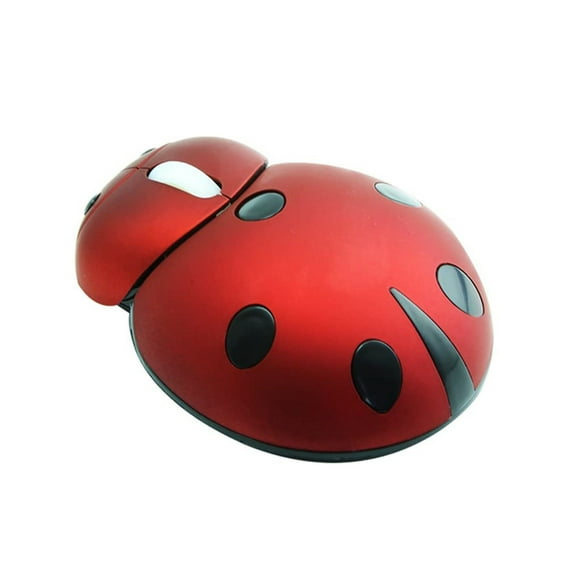 Wireless Optical Mouse - Cute Animal Design, 2.4GHz for Kids' Laptops
