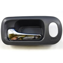 PT Auto Warehouse HO-2513MG-FL - Inner Interior Inside Door Handle, Gray Housing with Chrome Lever - Driver Side Front Fits select: 2002-2006 HONDA CR-V