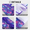 thumbnail image 6 of vigerkar Women Ruffle High Waisted Swimsuit Two Piece Tropical Print Swimsuit Push Up Bathing Suits Purple, L, 6 of 6