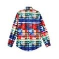 thumbnail image 3 of DYMADE Women Casual Long Sleeve Plaid Shirts Cardigan Top, 3 of 6