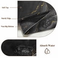 thumbnail image 6 of 3'x5' Area Rugs, Black Marble Indoor Outdoor Area Rug for Living Room Bedroom, Gold Abstract Vintage Modern Grey Art Washable Bathroom Rugs Kitchen Floor Carpet Mats Home Decor Aesthetic, 6 of 8