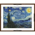 thumbnail image 5 of Art.com The Starry Night, June 1889 Giclee Print by Vincent van Gogh, Brown Frame Wall Art, 29" x 23", 5 of 5