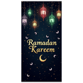 thumbnail image 4 of LUUFILx Ramadan Kareem Banner Lantern Lights Decorative Festival Backdrop Party Supplies Event Celebration Graphic Islamic Decor Background, 4 of 9