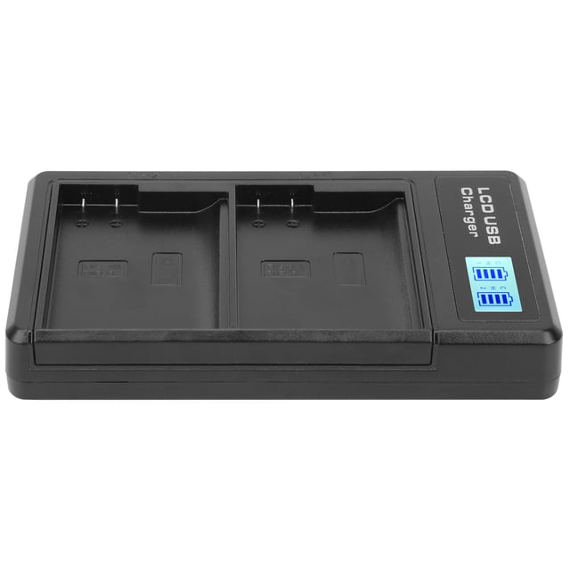Cargador de batería Para cámara Nikou con Pantalla LCD doble ranura