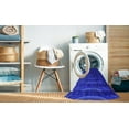 thumbnail image 2 of Ahgly Company Machine Washable Indoor Square Transitional Bright Blue Area Rugs, 4' Square, 2 of 7