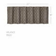 thumbnail image 4 of VHC Brands Custom House Black & Tan Jacquard Valance 18x60, Window Treatment, Bedroom, Living Room, Dining Room, and Kitchen Decor, Cotton, Custom House Collection, 18x60, Natural, 4 of 4