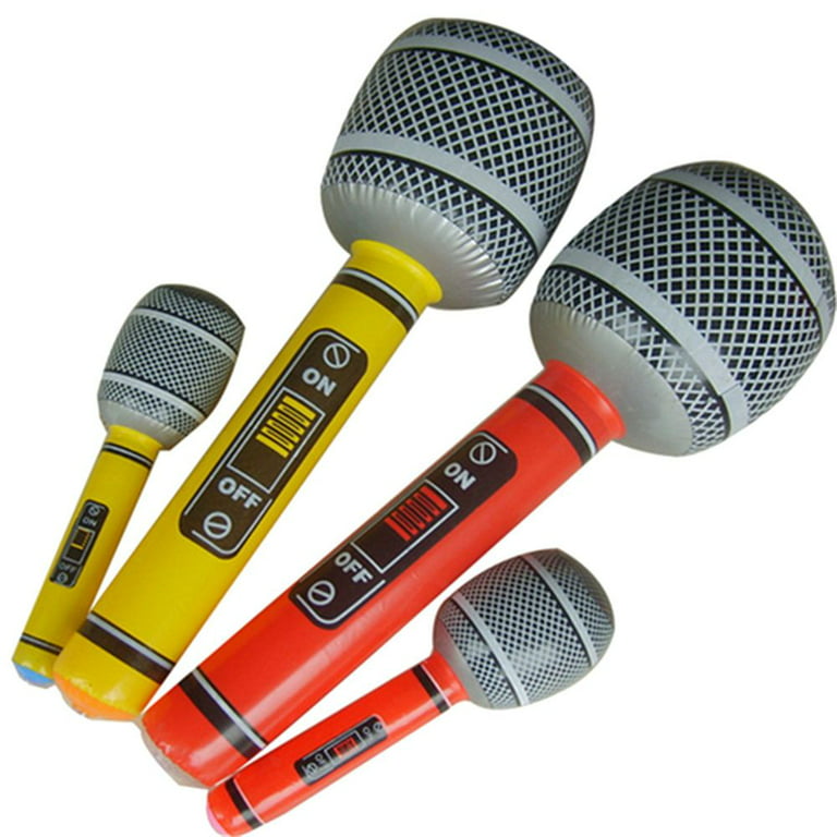Goods+Gadgets Aufblasbares Partyzubehör Riesiges Luft-Mikrofon, 33
