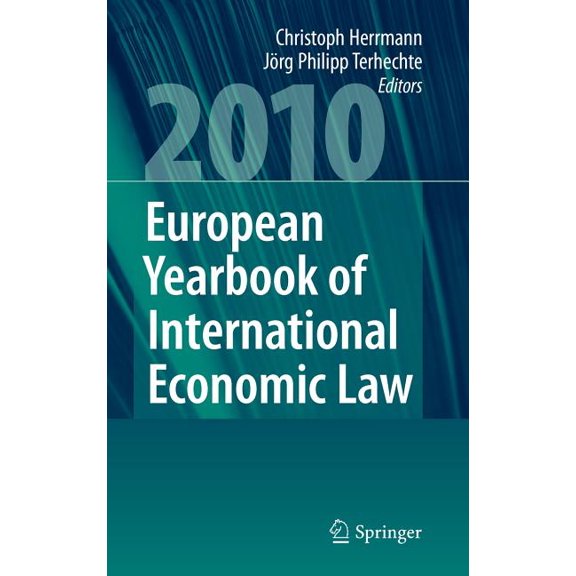 European Yearbook of International Econo European Yearbook of International Economic Law, Book 01, (Hardcover)