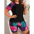 thumbnail image 5 of LOVEVER Women‘s Large Size Casual Two-Piece Swimsuit, 5 of 5