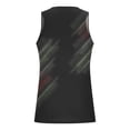 thumbnail image 4 of Qertyioot Gilet d'Été Ample pour Hommes, Imprimé Sport, Col Rond, Mode Décontractée, 4 of 4