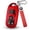 Red, variant on Key Fob Cover Compatible with Fit for Buick Envista Enclave Encore GX Verano Regal Lacrosse Keychain Case Holder Protector,Black