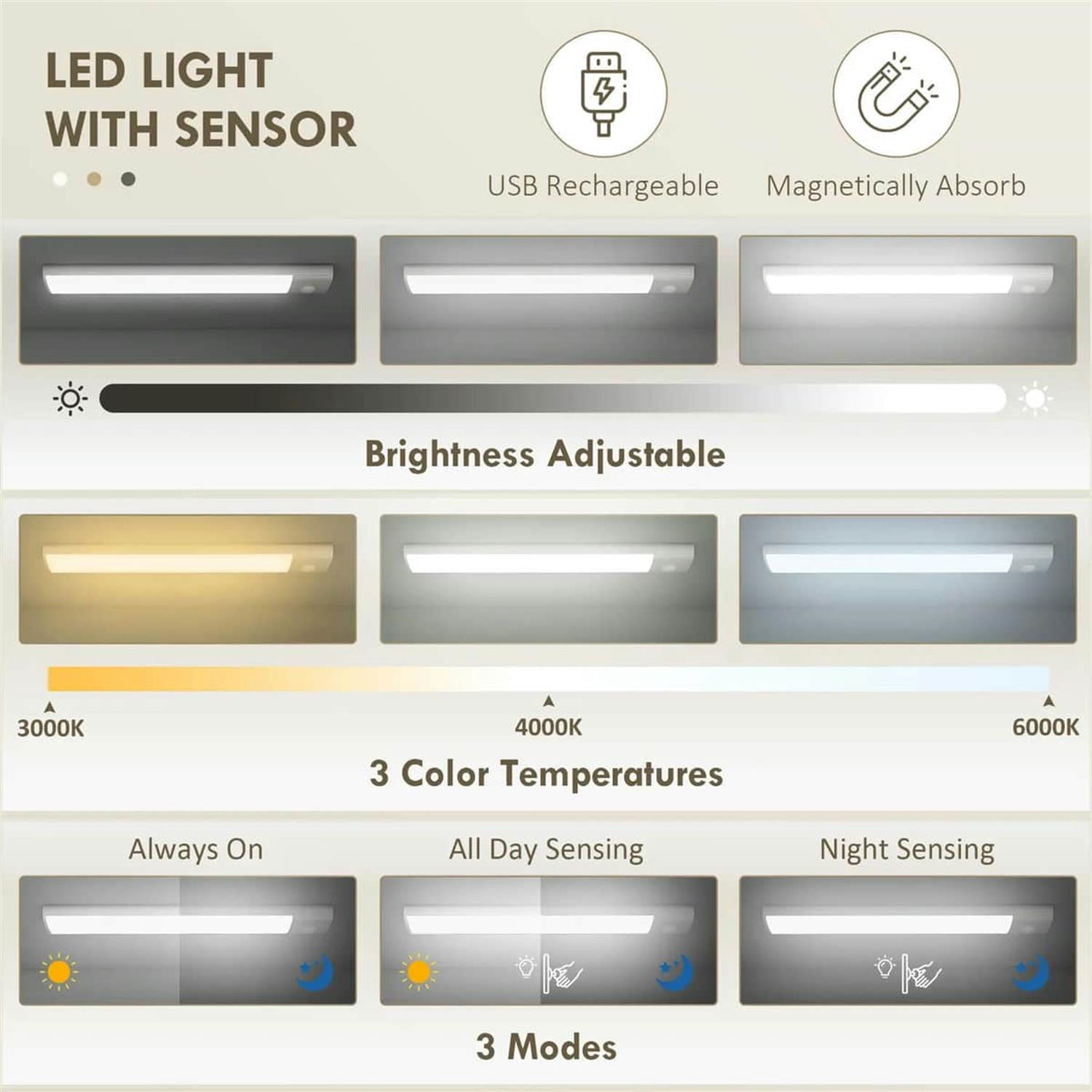 Demi Bonn 71" Large Kitchen Pantry Cabinet with LED Lights, 6 Sliding Shelves, Drawer & 4 Adjustable Shelves for Kitchen Organization, Gray